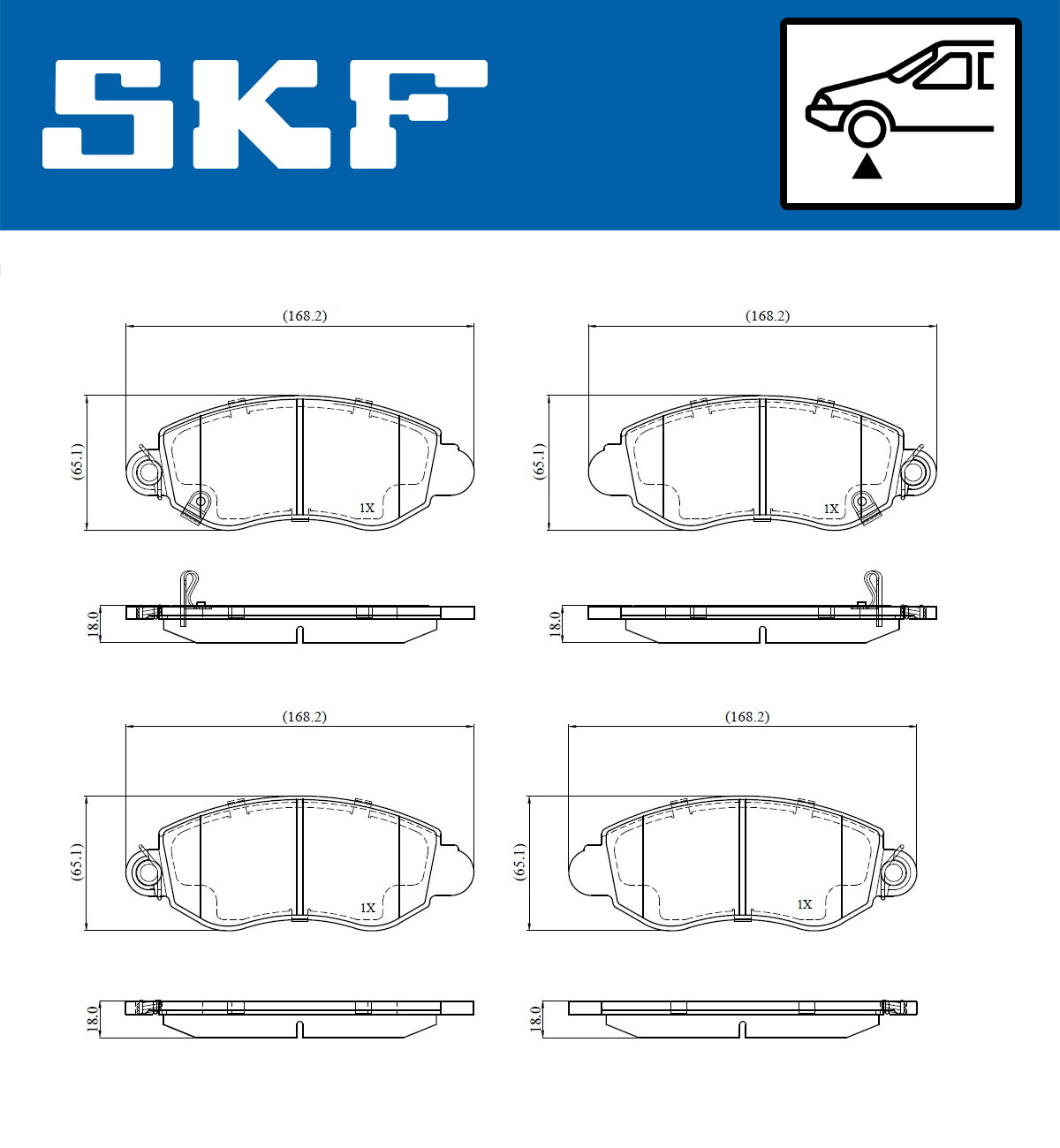 SKF VKBP 80798 A set...